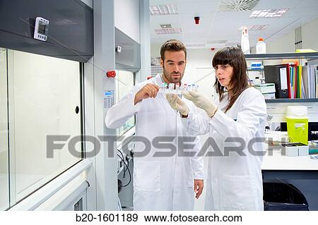 Stock Photo - Bioengineering and Microbiology Laboratory, Microelectronics and Microsystems Unit, CEIT (Center of Studies and Technical Research), University of Navarra, Donostia, Gipuzkoa, Basque Country, Spain. Fotosearch