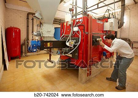 Biomass boiler, Neiker Tecnalia, Institute for Agricultural Research and Development, Derio, Biscay, Basque Country, Spain View Large Photo Image Picture - Biomass boiler, Neiker Tecnalia, Institute for Agricultural Research and Development, Derio, Biscay, Basque Country, Spain. Fotosearch