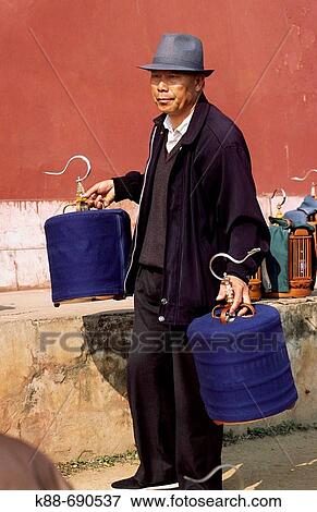 Stock Photo - Bird market. Jianshui, Yunnan, China.. Fotosearch