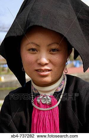 Black Dzao woman, Sa Pa, Vietnam View Large Photo Image Stock Image - Black Dzao woman, Sa Pa, Vietnam. Fotosearch