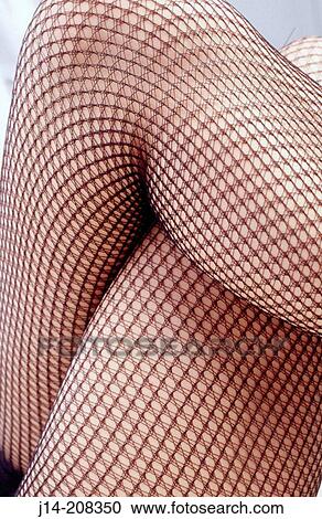 Stock Image - Black Fishnets. Fotosearch