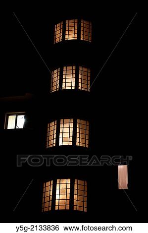 block of flats in rome at night View Large Photo Image Stock Photograph - block of flats in rome at night. Fotosearch