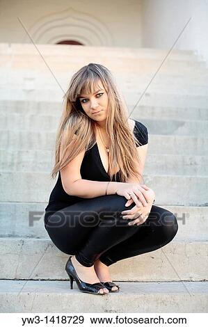 Blond woman View Large Photo Image Stock Photo - Blond woman. Fotosearch