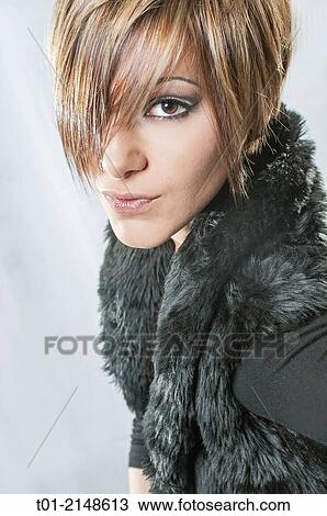 blonde Fashion girl. View Large Photo Image Stock Image - blonde Fashion girl.. Fotosearch