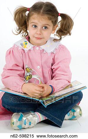 Stock Photography - Blonde schoolgirl. Fotosearch