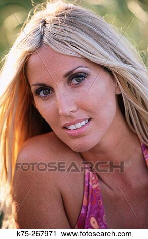 Stock Image - blonde. Fotosearch