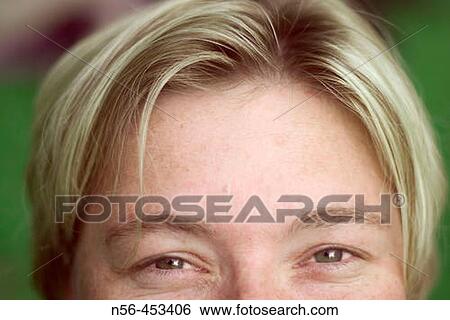 Stock Photograph - Blonde woman's head. Fotosearch