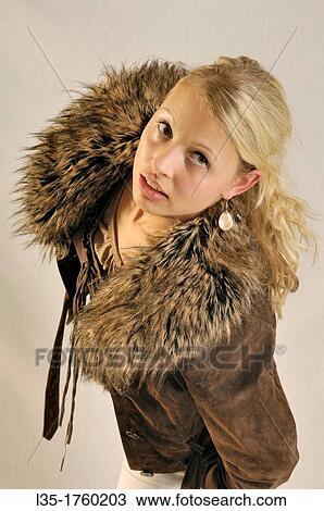 Blonde young woman View Large Photo Image Stock Image - Blonde young woman. Fotosearch
