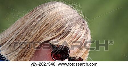 Blondie with sunglasses. View Large Photo Image Stock Photo - Blondie with sunglasses.. Fotosearch