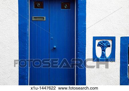 Blue and White House Anstruther Fife Scotland View Large Photo Image Stock Image - Blue and White House Anstruther Fife Scotland. Fotosearch