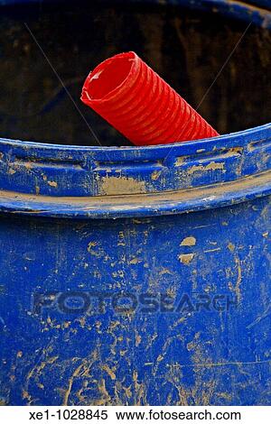 blue cube and red pipe, Construction material View Large Photo Image Stock Photography - blue cube and red pipe, Construction material. Fotosearch