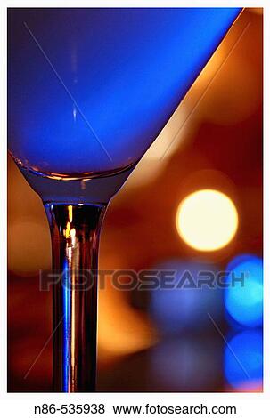 Blue hypnotique martini View Large Photo Image Stock Photo - Blue hypnotique martini. Fotosearch
