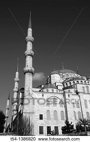 Blue Mosque in Istanbul View Large Photo Image Stock Image - Blue Mosque in Istanbul. Fotosearch