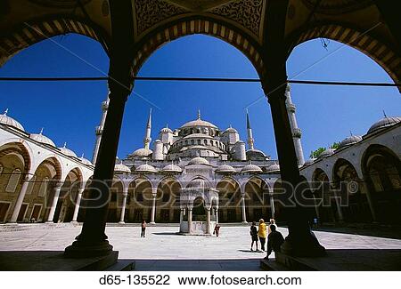 Blue Mosque, Istanbul. Turkey View Large Photo Image Stock Image - Blue Mosque, Istanbul. Turkey. Fotosearch