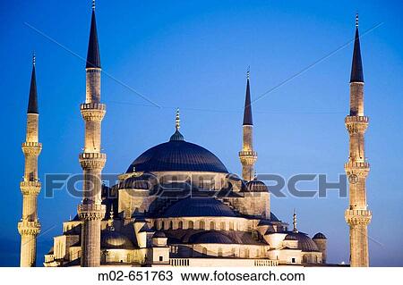 Blue Mosque, Istanbul, Turkey View Large Photo Image Stock Image - Blue Mosque, Istanbul, Turkey. Fotosearch