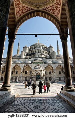 Blue Mosque, Istanbul, Turkey View Large Photo Image Stock Image - Blue Mosque, Istanbul, Turkey. Fotosearch