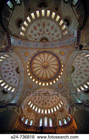 Blue Mosque, Istanbul, Turkey View Large Photo Image Stock Photo - Blue Mosque, Istanbul, Turkey. Fotosearch