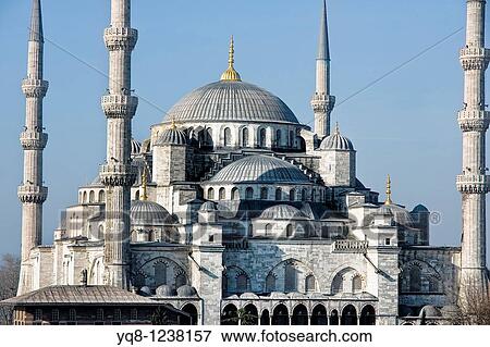 Stock Photo - Blue Mosque, Istanbul, Turkey. Fotosearch