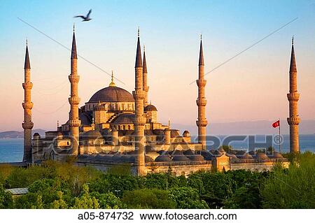 Blue Mosque, Sultanahmet, Istanbul, Turkey View Large Photo Image Stock Image - Blue Mosque, Sultanahmet, Istanbul, Turkey. Fotosearch