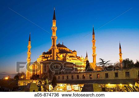 Blue Mosque, Sultanahmet, Istanbul, Turkey View Large Photo Image Stock Photograph - Blue Mosque, Sultanahmet, Istanbul, Turkey. Fotosearch
