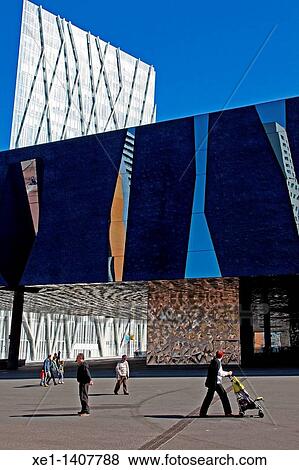 Blue Museum and telefonica's building, Forum site, Barcelona, Catalonia, Spain. View Large Photo Image Stock Photo - Blue Museum and telefonica's building, Forum site, Barcelona, Catalonia, Spain.. Fotosearch