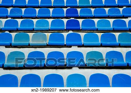 Blue Seats - Swim Stadium. Vladivostok. Russia View Large Photo Image Stock Photo - Blue Seats - Swim Stadium. Vladivostok. Russia. Fotosearch