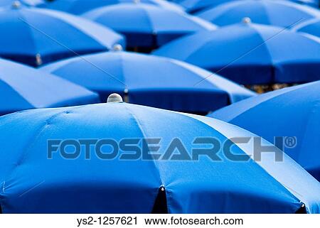 Blue sunshades, Italy, Europe View Large Photo Image Stock Image - Blue sunshades, Italy, Europe. Fotosearch