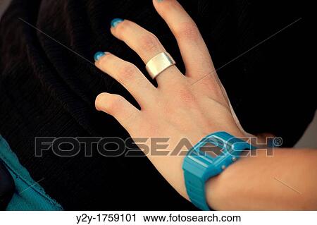 Blue watch, blue nails, blue pants View Large Photo Image Stock Image - Blue watch, blue nails, blue pants. Fotosearch