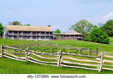 Bluffs Lodge historic hotel and restaurant in Doughton Park on the Blue Ridge Parkway in North Carolina, USA View Large Photo Image Stock Photography - Bluffs Lodge historic hotel and restaurant in Doughton Park on the Blue Ridge Parkway in North Carolina, USA. Fotosearch
