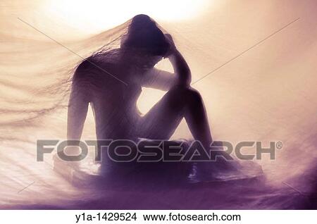 Picture - Blurred woman. Fotosearch