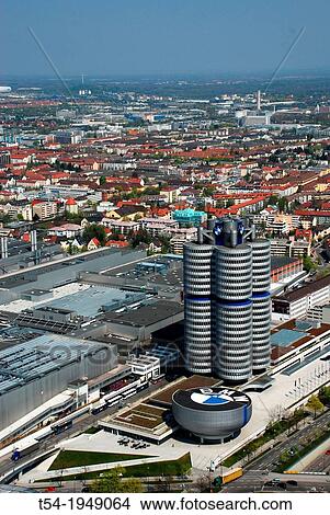 BMW Munich View Large Photo Image Picture - BMW Munich. Fotosearch