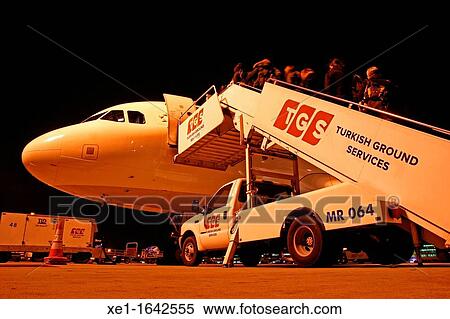 boarding of passengers, airplane, airport Istanbul, Turkey View Large Photo Image Stock Photography - boarding of passengers, airplane, airport Istanbul, Turkey. Fotosearch