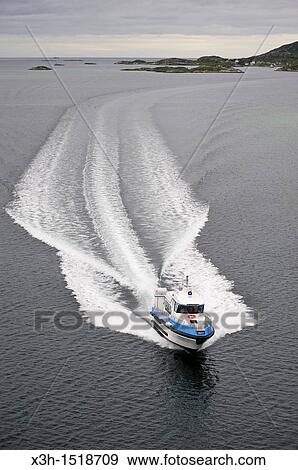 boat and wake, Sommaroy, County of Troms, Norway, Northern Europe View Large Photo Image Stock Photo - boat and wake, Sommaroy, County of Troms, Norway, Northern Europe. Fotosearch
