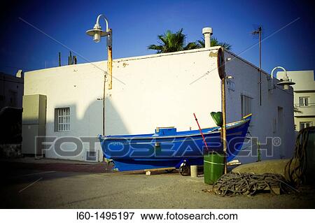 Boat in street, Isleta del Moro, Cabo de Gata, Almeria View Large Photo Image Stock Photo - Boat in street, Isleta del Moro, Cabo de Gata, Almeria. Fotosearch