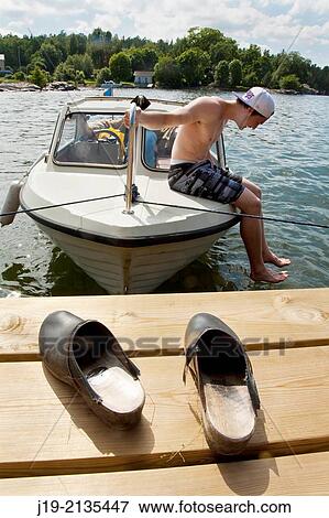 Boat launch, Stockholm Sweden. View Large Photo Image Stock Photo - Boat launch, Stockholm Sweden.. Fotosearch