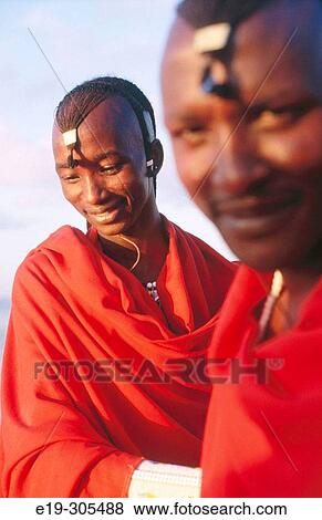 Stock Photo - Boatmen. Zanzibar, Tanzania. Fotosearch