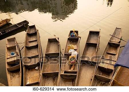 Boats, Longsheng. China View Large Photo Image Picture - Boats, Longsheng. China. Fotosearch