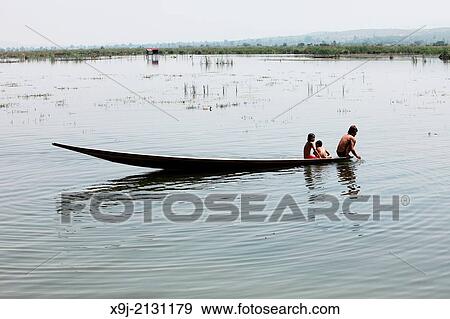 Boats on Inle Lake, Shan states, Burma View Large Photo Image Stock Photo - Boats on Inle Lake, Shan states, Burma. Fotosearch