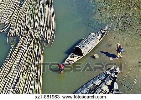Boats on river Sangu (aka Shankha), Bandarban District, Bangladesh View Large Photo Image Stock Image - Boats on river Sangu (aka Shankha), Bandarban District, Bangladesh. Fotosearch