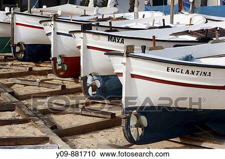 Boats, Port de Llafranc, Palafrugell, Baix Empord?, Costa Brava, Girona, Spain View Large Photo Image Stock Image - Boats, Port de Llafranc, Palafrugell, Baix Empord?, Costa Brava, Girona, Spain. Fotosearch