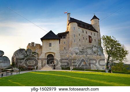 Stock Photo - Bobolice Castle, Silesia region, Poland, Europe. Fotosearch