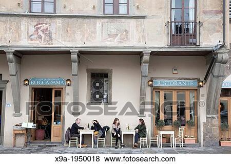 Boccadama Restaurant Terrace; Piazza di Santa Croce Square, Florence; Italy. View Large Photo Image Stock Photo - Boccadama Restaurant Terrace; Piazza di Santa Croce Square, Florence; Italy.. Fotosearch