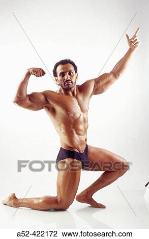Stock Image - Body builder. Fotosearch