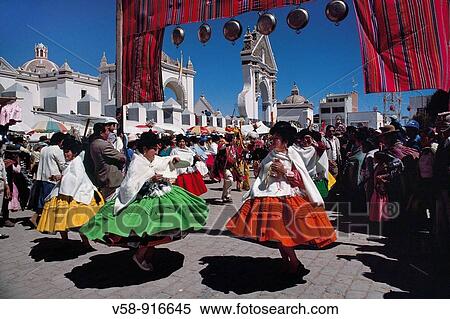 Bolivia, Copacabana, Festival of the Virgin of Copacabana, View Large Photo Image Stock Photography - Bolivia, Copacabana, Festival of the Virgin of Copacabana,. Fotosearch