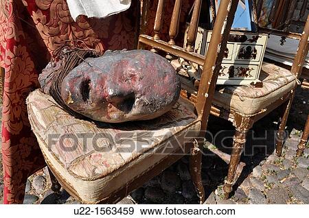 Bologna (Italy): a sculpture head, sold at Piazza Santo Stefano antique market View Large Photo Image Stock Photo - Bologna (Italy): a sculpture head, sold at Piazza Santo Stefano antique market. Fotosearch