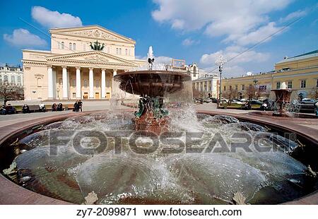 Bolshoi theater in Moscow after restoration, taken on April 2012. View Large Photo Image Stock Image - Bolshoi theater in Moscow after restoration, taken on April 2012.. Fotosearch