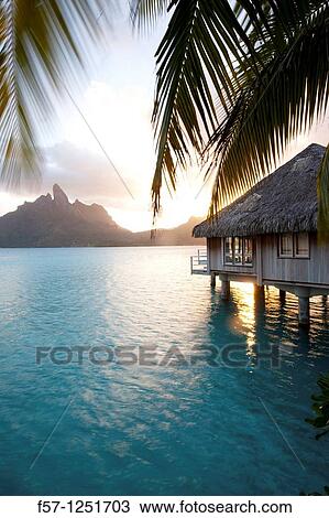 Stock Image - Bora Bora, French Polynesia. Fotosearch