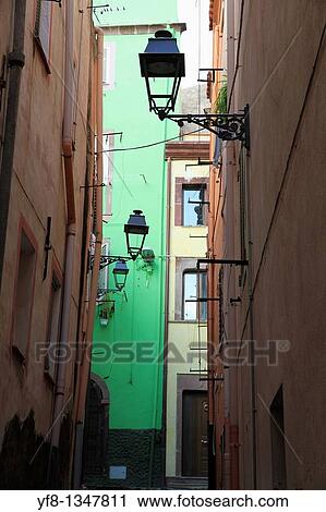 Bosa village Sardinia Italy View Large Photo Image Stock Image - Bosa village Sardinia Italy. Fotosearch