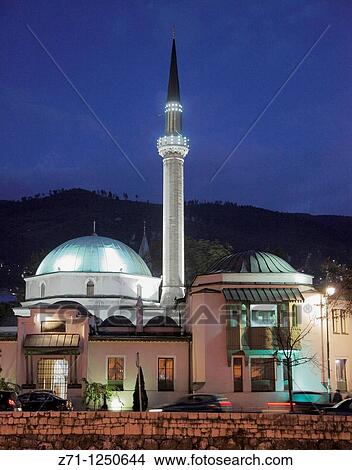Bosnia and Herzegovina, Sarajevo, Emperor's Mosque, View Large Photo Image Picture - Bosnia and Herzegovina, Sarajevo, Emperor's Mosque,. Fotosearch