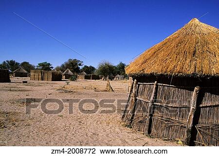 BOTSWANA, OKAVANGO DELTA, JEDIBE ISLAND, JEDIBE VILLAGE. View Large Photo Image Stock Image - BOTSWANA, OKAVANGO DELTA, JEDIBE ISLAND, JEDIBE VILLAGE.. Fotosearch